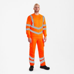 ENGEL Safety sweatshirt Hi-vis Orange 8021-241