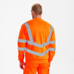 ENGEL Safety sweatshirt Hi-vis Orange 8021-241