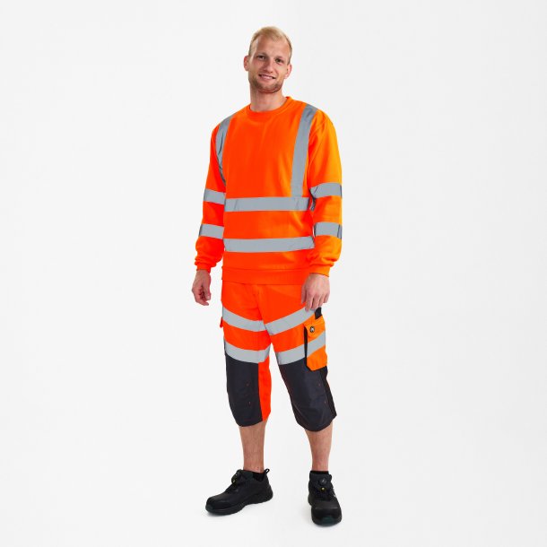 ENGEL Safety sweatshirt Hi-vis Orange 8041-253