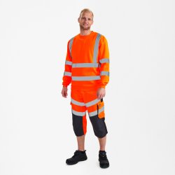 ENGEL Safety sweatshirt Hi-vis Orange 8041-253