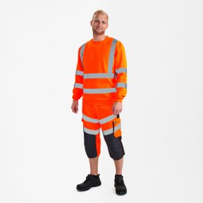 ENGEL Safety sweatshirt Hi-vis Orange 8041-253