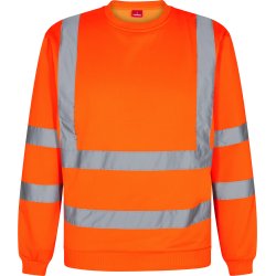 ENGEL Safety sweatshirt Hi-vis Orange 8041-253