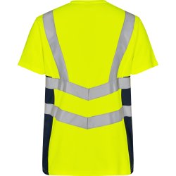 ENGEL Safety T-shirt  Gul/Blue Ink 9544-182