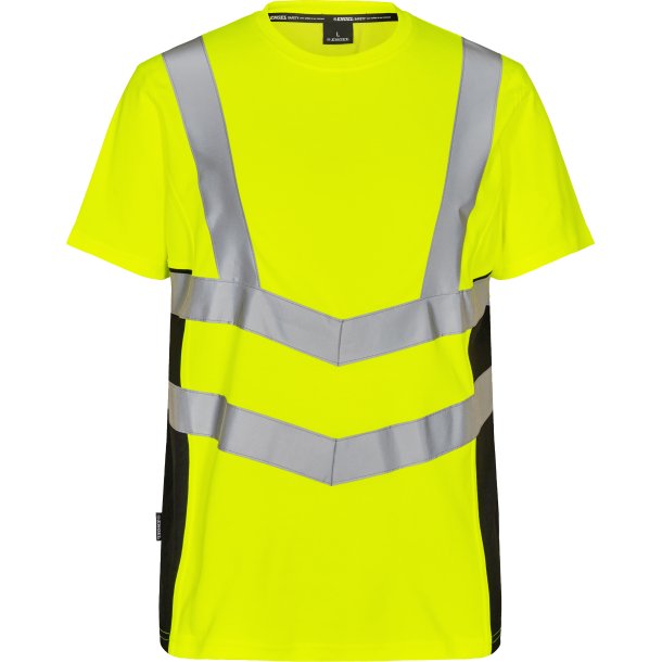 ENGEL Safety T-shirt  Gul/Sort 9544-182