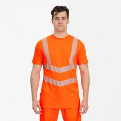 ENGEL Safety T-shirt Hi-vis Orange 9554-195