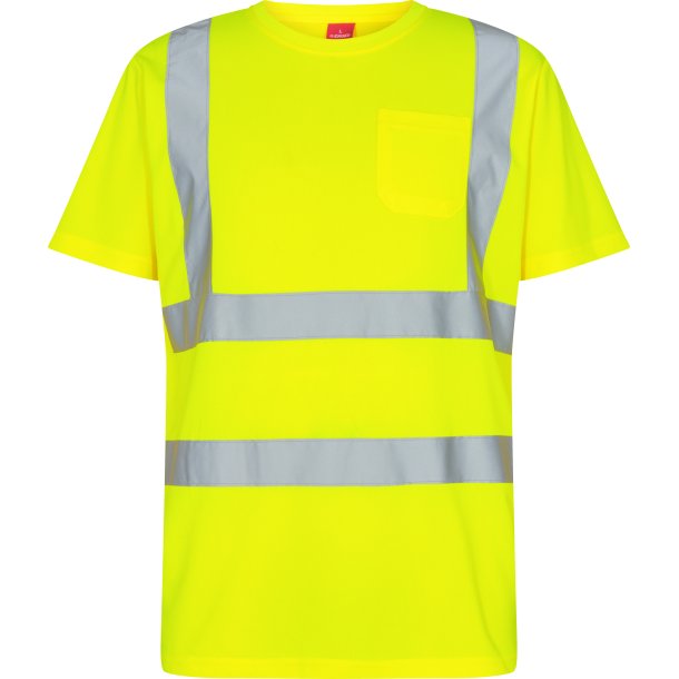 ENGEL Safety T-shirt med brystlomme Gul 9541-151