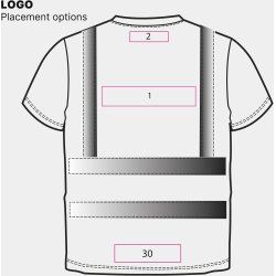 ENGEL Safety T-shirt med brystlomme Gul 9541-151