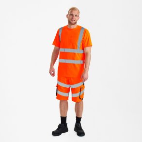 ENGEL Safety T-shirt med brystlomme Hi-vis Orange 9541-151