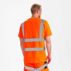 ENGEL Safety T-shirt med brystlomme Hi-vis Orange 9541-151