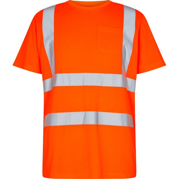 ENGEL Safety T-shirt med brystlomme Orange 9541-151