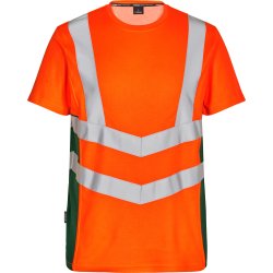 ENGEL Safety T-shirt  Orange/Grn 9544-182