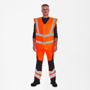 ENGEL Safety vejvest med lynls Hi-vis Orange 5030-240