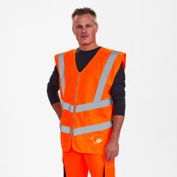 ENGEL Safety vejvest med lynlås Hi-vis Orange 5030-240