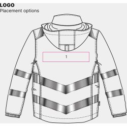 ENGEL Safety vinterjakke Gul/Grn 1946-930
