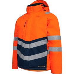 ENGEL Safety+ vinterjakke Orange/Blue ink 1930-180