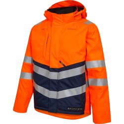 ENGEL Safety+ vinterjakke Orange/Blue ink 1930-180