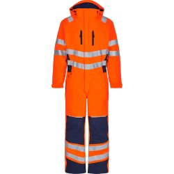 ENGEL Safety vinterkedeldragt Orange/Blue ink 4946-930
