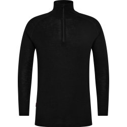 ENGEL Uld undertrje med lynls Sort 7266-219