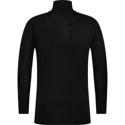 ENGEL Uld undertrje med lynls Sort 7266-219