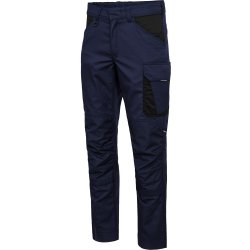 ENGEL Venture arbejdsbukser med skjult knaplukning Blue Ink/Sort 2519-154