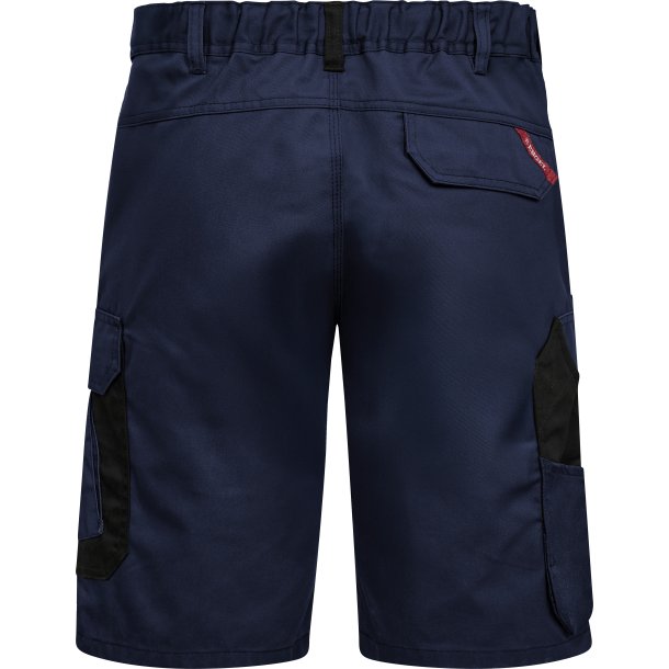 ENGEL Venture arbejdsshorts med skjult knaplukning Blue Ink/Sort 6519-154
