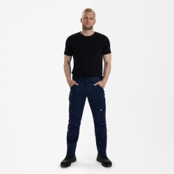 ENGEL X-treme bukser med strk Blue Ink 2363-314