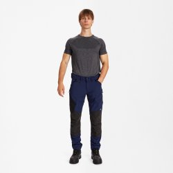 ENGEL X-treme håndværkerbukser med 4-vejs stræk Blue Ink 2366-317