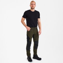 ENGEL X-treme hndvrkerbukser med 4-vejs strk Forest Green 2366-317
