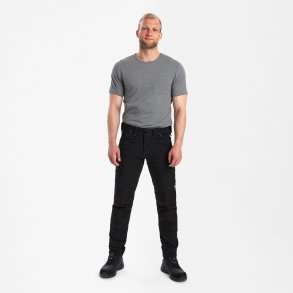 ENGEL X-treme hndvrkerbukser med 4-vejs strk Sort 2369-317