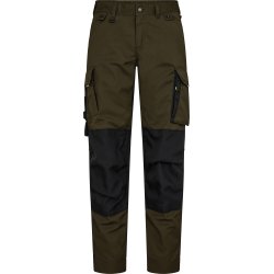 ENGEL X-treme hndvrkerbukser med strk Forest Green/Sort 0362-740