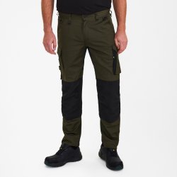 ENGEL X-treme hndvrkerbukser med strk Forest Green/Sort 0362-740