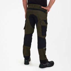 ENGEL X-treme hndvrkerbukser med strk Forest Green/Sort 0362-740