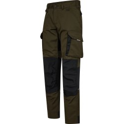 ENGEL X-treme hndvrkerbukser med strk Forest Green/Sort 0362-740