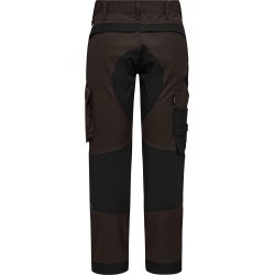 ENGEL X-treme hndvrkerbukser med strk Mokkabrun/Sort 0362-740