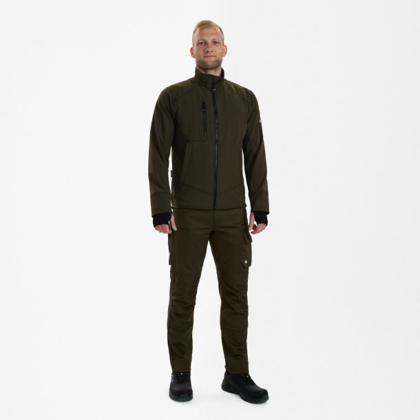 ENGEL X-treme jakke med 4-vejs str�k Forest Green 1366-317