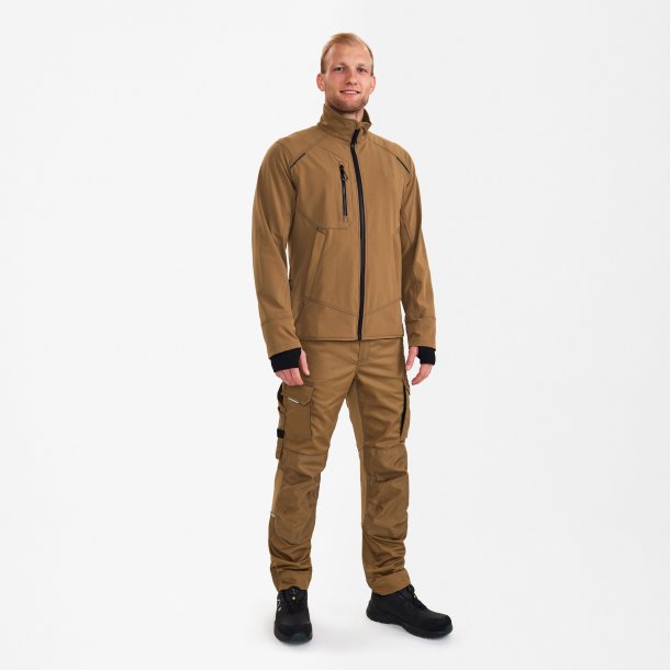 ENGEL X-treme jakke med 4-vejs str�k Toffee Brown 1366-317