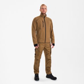 ENGEL X-treme jakke med 4-vejs strk Toffee Brown 1366-317