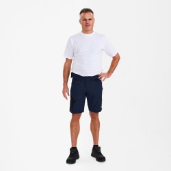 ENGEL X-treme hndvrkershorts med 4-vejs strk Blue Ink 6366-317