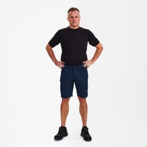 ENGEL X-treme hndvrkershorts med 4-vejs strk Blue Ink 6367-317