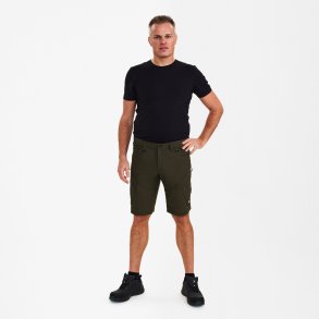 ENGEL X-treme hndvrkershorts med 4-vejs strk Forest Green 6367-317