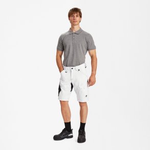 ENGEL X-treme hndvrkershorts med 4-vejs strk Hvid 6366-417