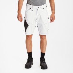 ENGEL X-treme hndvrkershorts med 4-vejs strk Hvid 6366-417