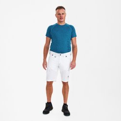 ENGEL X-treme hndvrkershorts med 4-vejs strk Hvid 6367-317