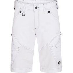 ENGEL X-treme hndvrkershorts med 4-vejs strk Hvid 6367-317