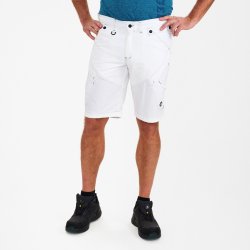 ENGEL X-treme hndvrkershorts med 4-vejs strk Hvid 6367-317