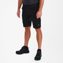 ENGEL X-treme hndvrkershorts med 4-vejs strk Sort 6366-317