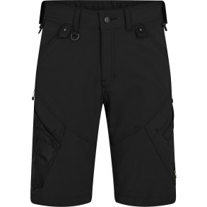 ENGEL X-treme hndvrkershorts med 4-vejs strk Sort 6367-317
