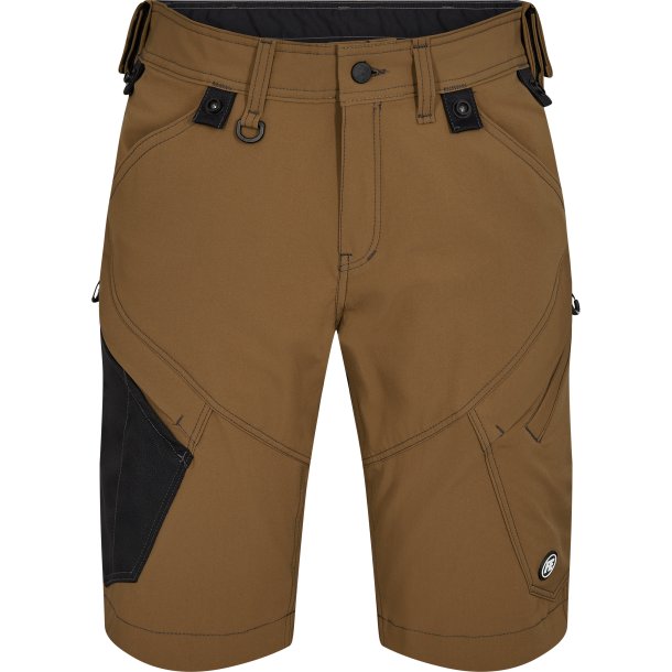 ENGEL X-treme hndvrkershorts med 4-vejs strk Toffee Brown 6366-317