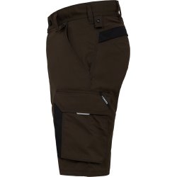 ENGEL X-treme shorts med str�k Mokkabrun/Sort 6362-740
