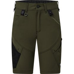 ENGEL X-treme dame arbejdsshorts med 4-vejs stræk Forest Green 6361-317